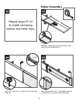 Preview for 24 page of Suncast Free Standing Pergola Assembly Instructions Manual