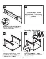 Preview for 25 page of Suncast Free Standing Pergola Assembly Instructions Manual