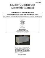 Preview for 3 page of Suncast HomePlace Series Assembly Manual