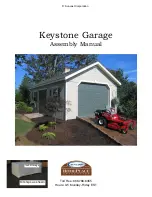 Preview for 1 page of Suncast Keystone Garage Assembly Manual