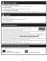 Preview for 2 page of Suncast MDHC200 Assembly Instructions Manual