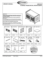 Preview for 1 page of Suncast MSB1 840 Owner'S Manual