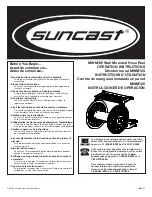 Suncast MWM125 Operation Instructions Manual preview