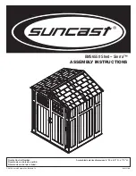 Suncast Sierra BMS6550 Assembly Instructions Manual preview