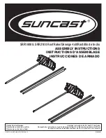 Предварительный просмотр 1 страницы Suncast SRR1600 Assembly Instructions Manual