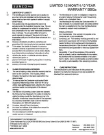 Preview for 21 page of Sunco living SC5712P Assembly & Operating Manual