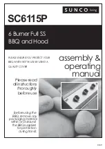 Sunco living SC6115P Assembly & Operating Manual preview