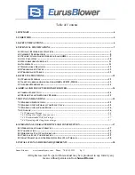 Preview for 2 page of Sunco EurusBlower ZZ2L Service Manual