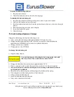 Preview for 33 page of Sunco EurusBlower ZZ2L Service Manual