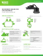 Preview for 1 page of Sunco HB UFO MOTIONSENSOR-1PK Install Manual And Manual