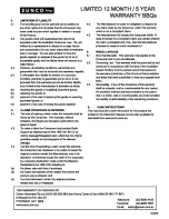 Предварительный просмотр 29 страницы Sunco SC6012 Assembly & Operation Manual