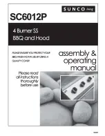 Sunco SC6012P Assembly & Operating Manual preview