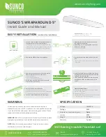 Preview for 1 page of Sunco WRAPAROUND 5" Install Manual And Manual