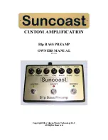 Preview for 1 page of Suncoast B1p Owner'S Manual