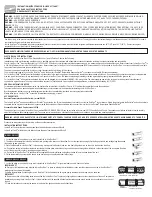 Preview for 1 page of Suncourt DB100C Installation Instructions