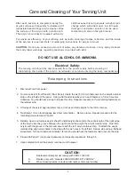 Предварительный просмотр 5 страницы SunDash Radius 252 Operation & Assembly Instructions