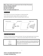 Preview for 5 page of Sunday Living IFP606B Instruction Manual