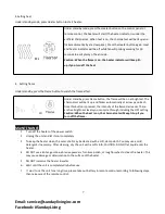 Preview for 7 page of Sunday Living IFP606B Instruction Manual