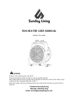 Sunday Living PTC-1500R User Manual предпросмотр