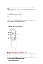 Preview for 10 page of Sunday Living SPH-15NR Instruction Manual