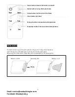 Preview for 5 page of Sunday Living WFP-26 Instruction Manual