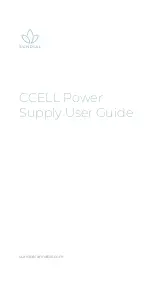 SUNDIAL CCELL Power Supply User Manual preview