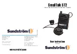 Sundstrom SmallTalk ST2 User Instructions предпросмотр