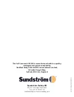 Preview for 132 page of Sundstrom SR 200 Instructions For Use Manual