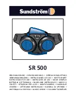 Sundstrom SR 550 Instructions For Use Manual preview