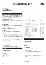 Preview for 8 page of Sundstrom SR 591 Instructions For Use Manual