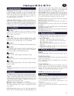 Preview for 19 page of Sundstrom SR 76-3 Chem Instructions For Use Manual