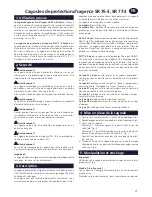 Preview for 21 page of Sundstrom SR 76-3 Chem Instructions For Use Manual