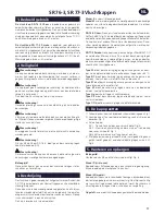 Preview for 31 page of Sundstrom SR 76-3 Chem Instructions For Use Manual