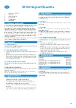 Preview for 13 page of Sundstrom SR 84 Instructions For Use Manual