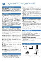 Предварительный просмотр 14 страницы Sundstrom SR76-2 Instructions For Use Manual