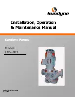 Предварительный просмотр 1 страницы Sundyne LMV-802 Installation, Operation & Maintenance Manual