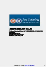 Предварительный просмотр 13 страницы Sune Technology NCM16 Installation Manual