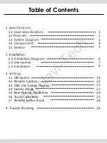 Preview for 2 page of Sune Technology QVI-LX11(1CH) Series Install Manual