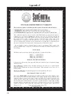 Preview for 46 page of SunEarth SolaRay 2 Installation, Operation And Maintenance Manual