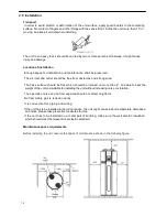 Предварительный просмотр 14 страницы Sunerg Solar Energy Calor Top 300D Installation & Owner'S Manual