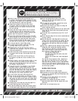 Preview for 2 page of Sunex HD SX5203 Product Safety Information