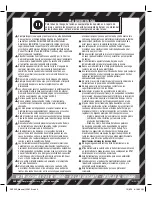 Preview for 6 page of Sunex HD SX5203 Product Safety Information