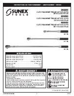 Preview for 9 page of Sunex Tools 20250 Operating Instructions Manual