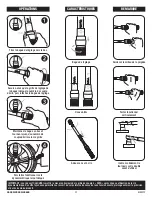 Preview for 11 page of Sunex Tools 20250 Operating Instructions Manual