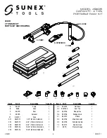 Preview for 6 page of Sunex Tools 4940B Owner'S Manual