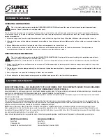 Preview for 3 page of Sunex Tools 5208A Owner'S Manual