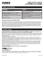 Preview for 13 page of Sunex Tools 6602ASJ Owner'S Manual