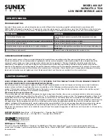 Preview for 6 page of Sunex Tools 6602LP Owner'S Manual