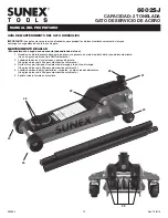 Preview for 12 page of Sunex Tools 6602SJ Owner'S Manual