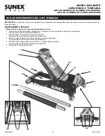 Preview for 16 page of Sunex Tools 6603ASJPK Owner'S Manual